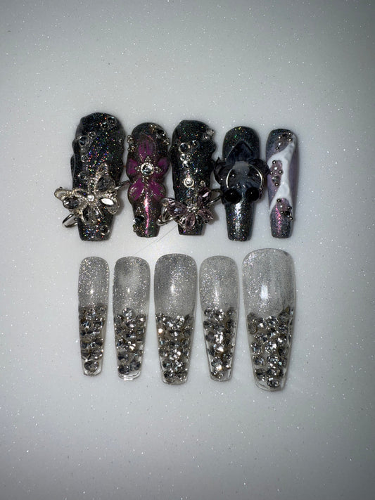 chrome silk-lacquer luxury-pressons-nails