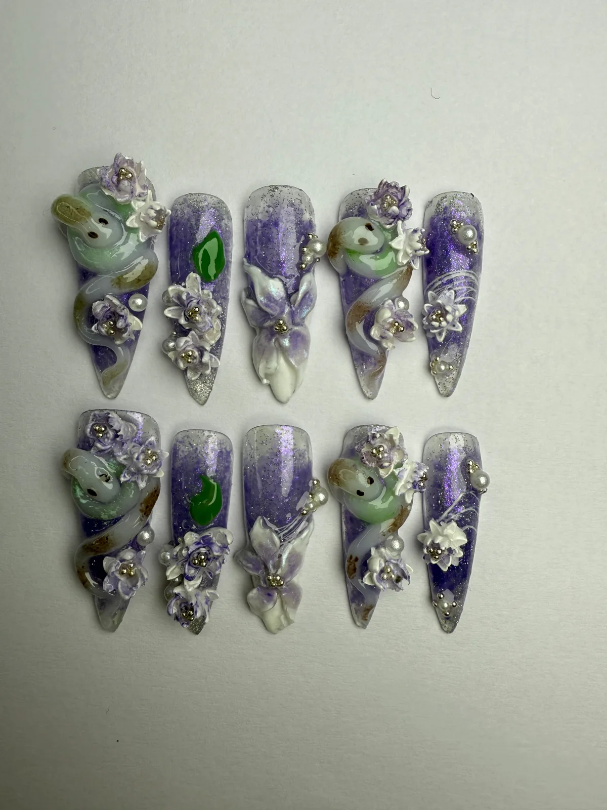 SERPENTS AND FLOWERS. View 4 of 6